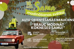 Auto orientēšanās brauciens Koknesē